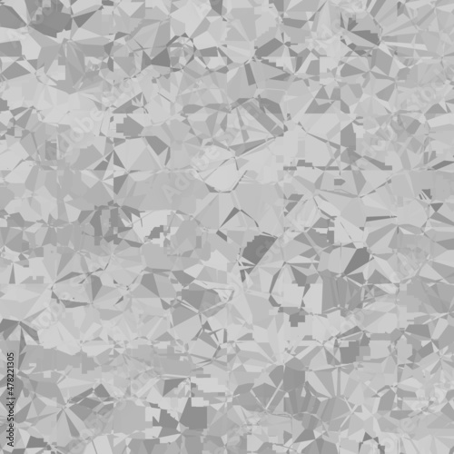 Abstract macro crystal geometric background texture Silver color. Random pattern background. Texture Silver color pattern background.