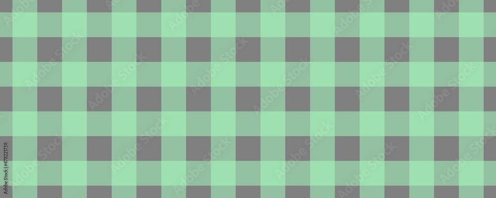 Banner, plaid pattern. Grey on Mint color. Tablecloth pattern. Texture. Seamless classic pattern background. Banner, plaid pattern. Grey on Mint color. Tablecloth pattern. Texture. Seamless classic pattern background.