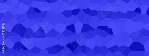 Banner of abstract geometrical background Blue color. Random pattern background. Texture Blue color pattern background.