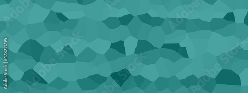 Banner of abstract geometrical background Teal color. Random pattern background. Texture Teal color pattern background.