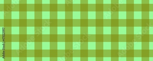 Banner, plaid pattern. Pale Green on Olive color. Tablecloth pattern. Texture. Seamless classic pattern background.