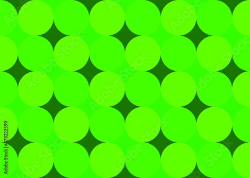 Abstract spotted backdrop with a green circle pattern. Vector illustration. 