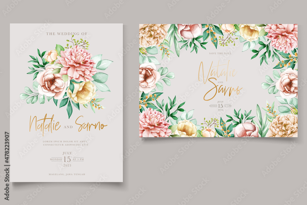 elegant eucalyptus leaves wedding invitation card set elegant eucalyptus leaves wedding invitation card set