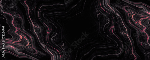 Abstract wavy red marble lines background