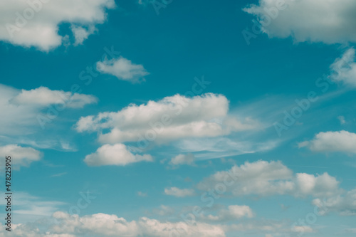 blue sky with clouds