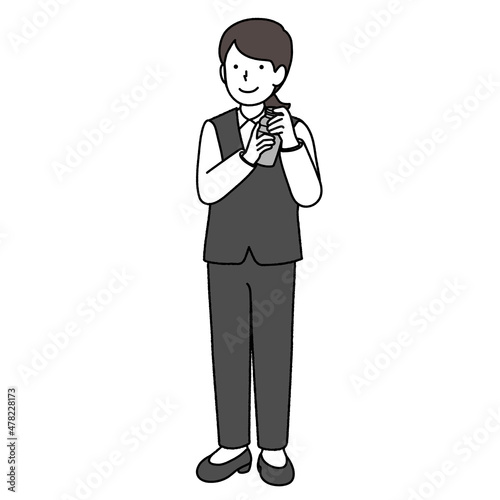 バーテンダーの女性