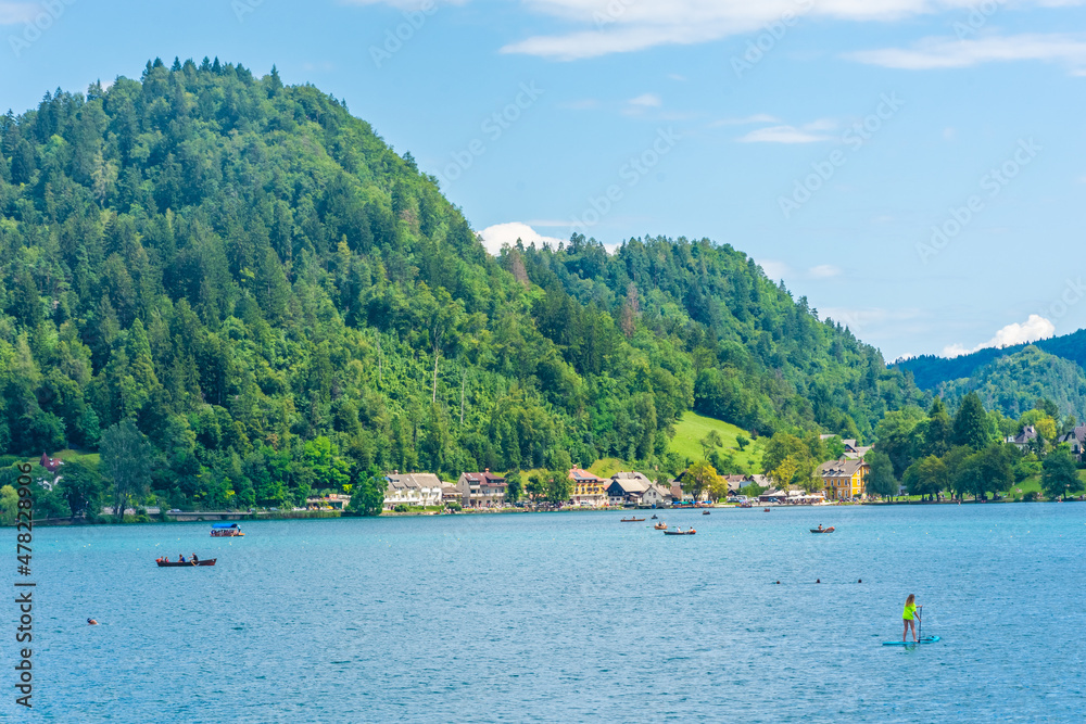Landscape of Lake Bled, Slovenia