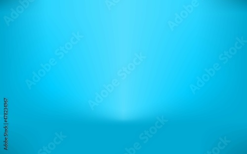 Cerulean Crayola Blue Wallpaper - Empty Studio Concept Background for text, Image product. Free Photo to use on Screen, Presentations N Content Social Media. Gradient Color elegant design ratio 16:10