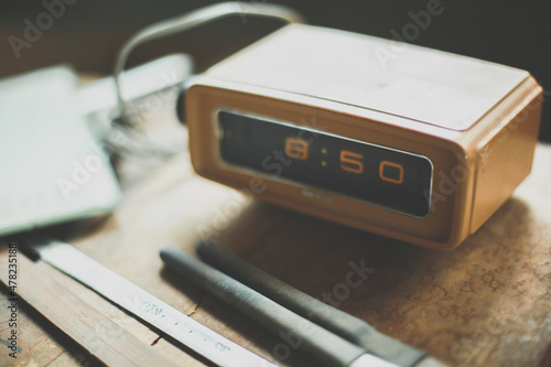 レトロなデジタル時計