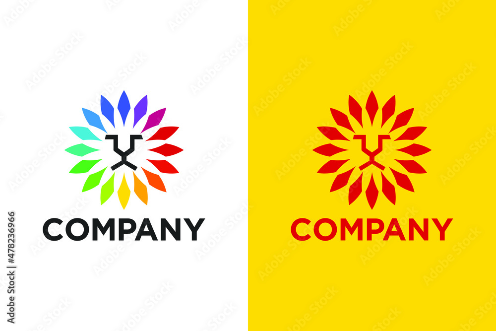 Obraz premium lion logo. Very suitable various business purposes also for symbol, logo, company name, brand name, icon and many more.