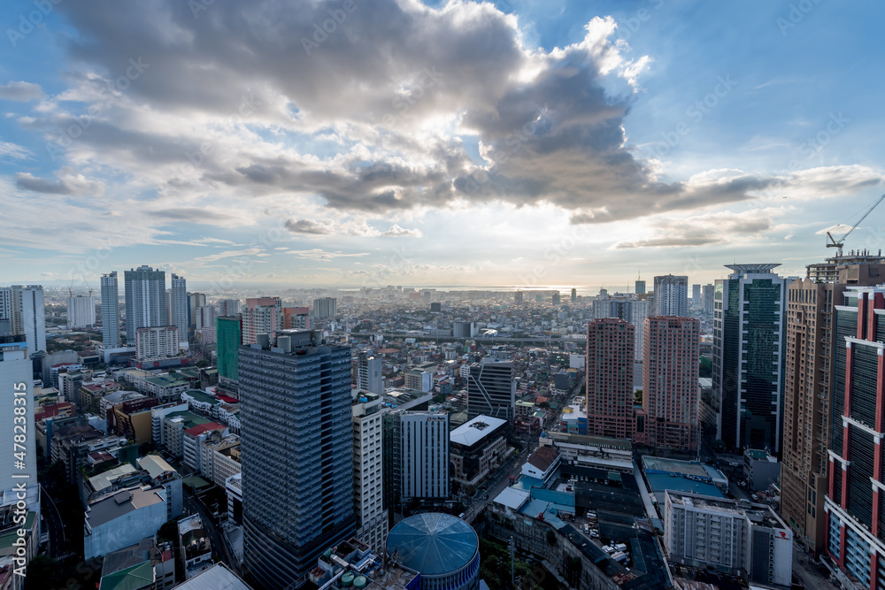 Beautiful skylines at Manila