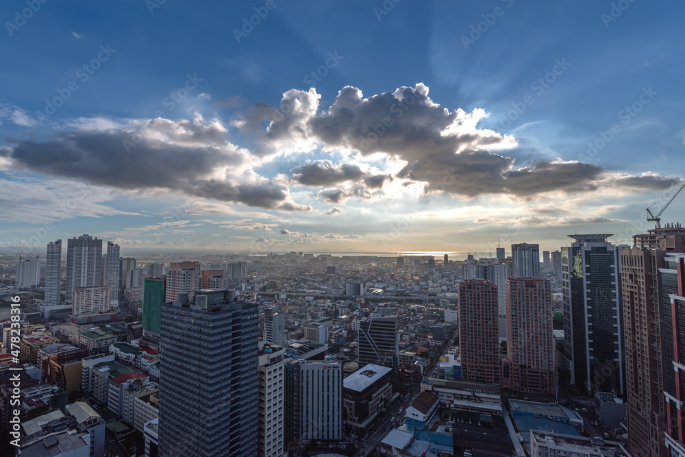 Beautiful skylines at Manila