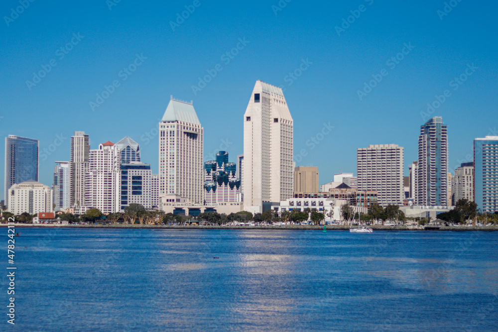 View of downtown San Diego from the bay