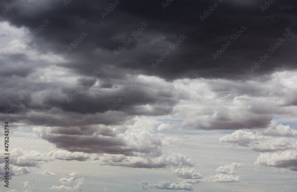 Rain clouds in rainy season