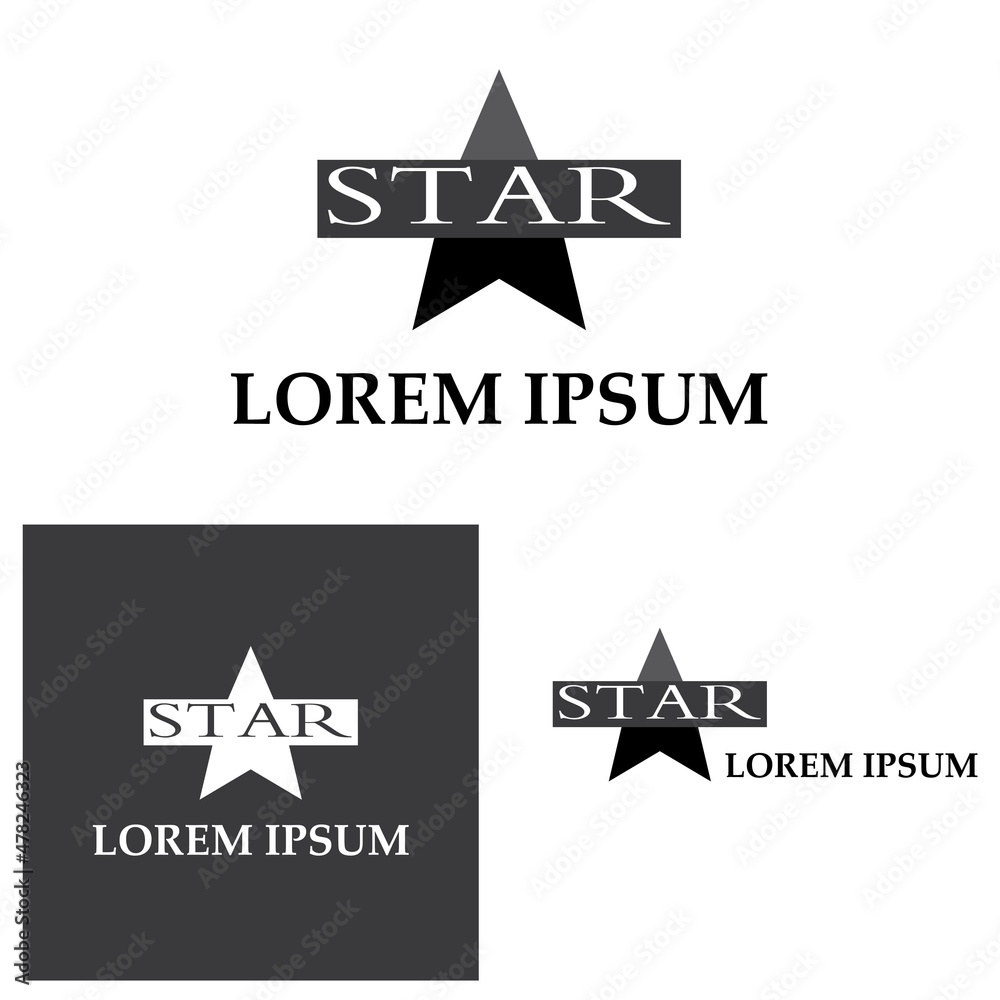 Star icon Template vector illustration design Star icon Template vector illustration design