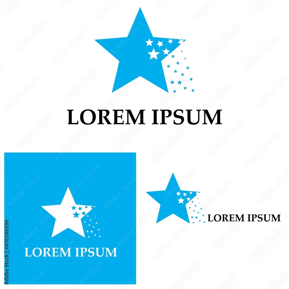 Obraz premium Star icon Template vector illustration design