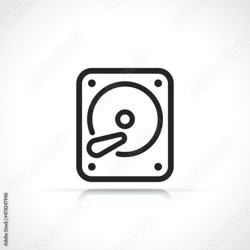 computer hard disk or hdd