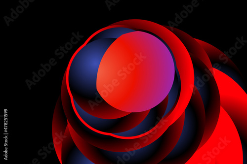 Beautiful colourful  abstract circle gradient design for wallpaper background ads or presentation template