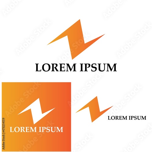 Lighting logo template for many purpose