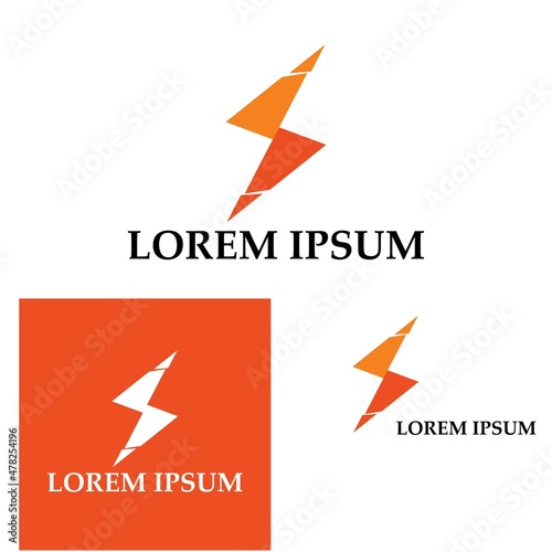 Lighting logo template for many purpose