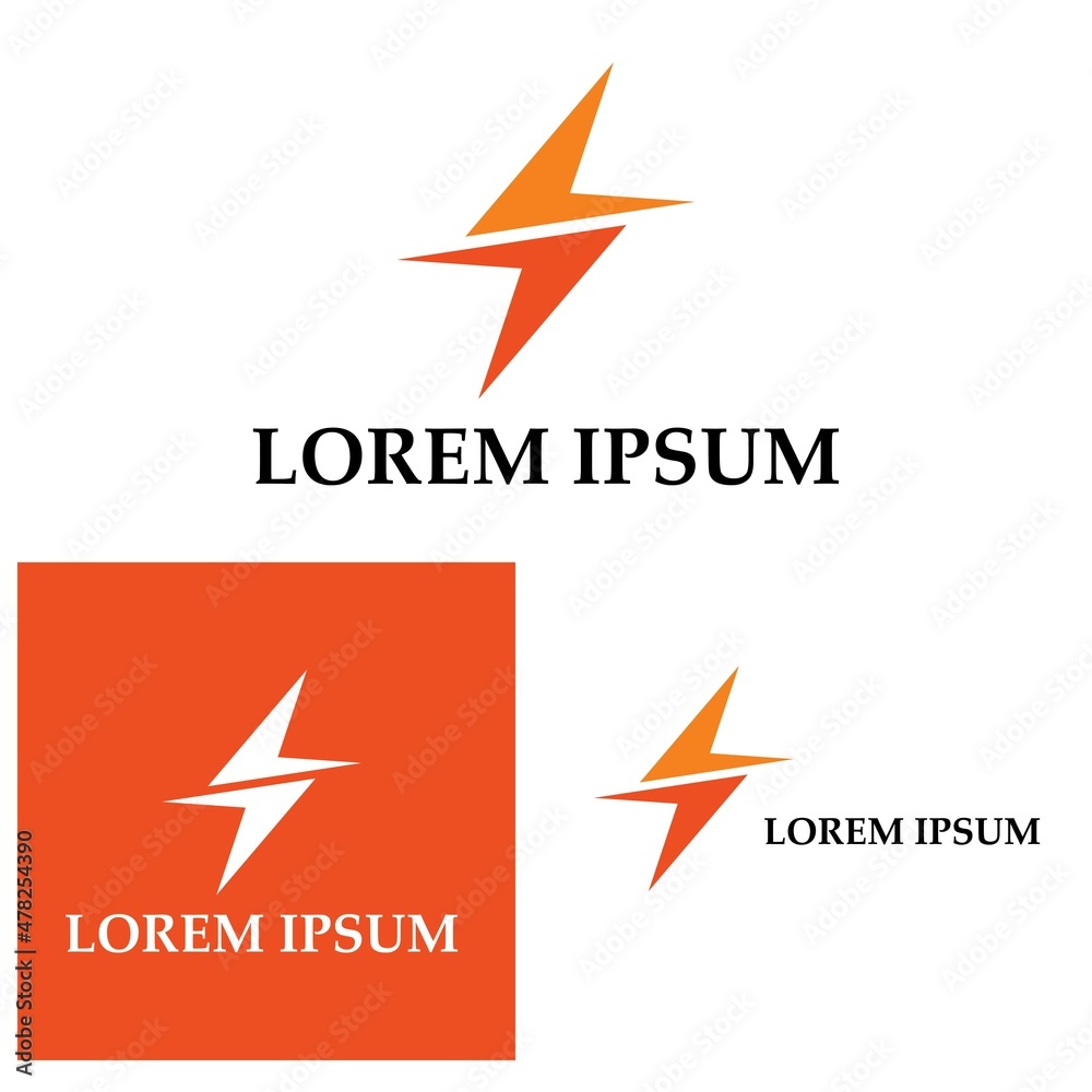 Lighting logo template for many purpose Lighting logo template for many purpose