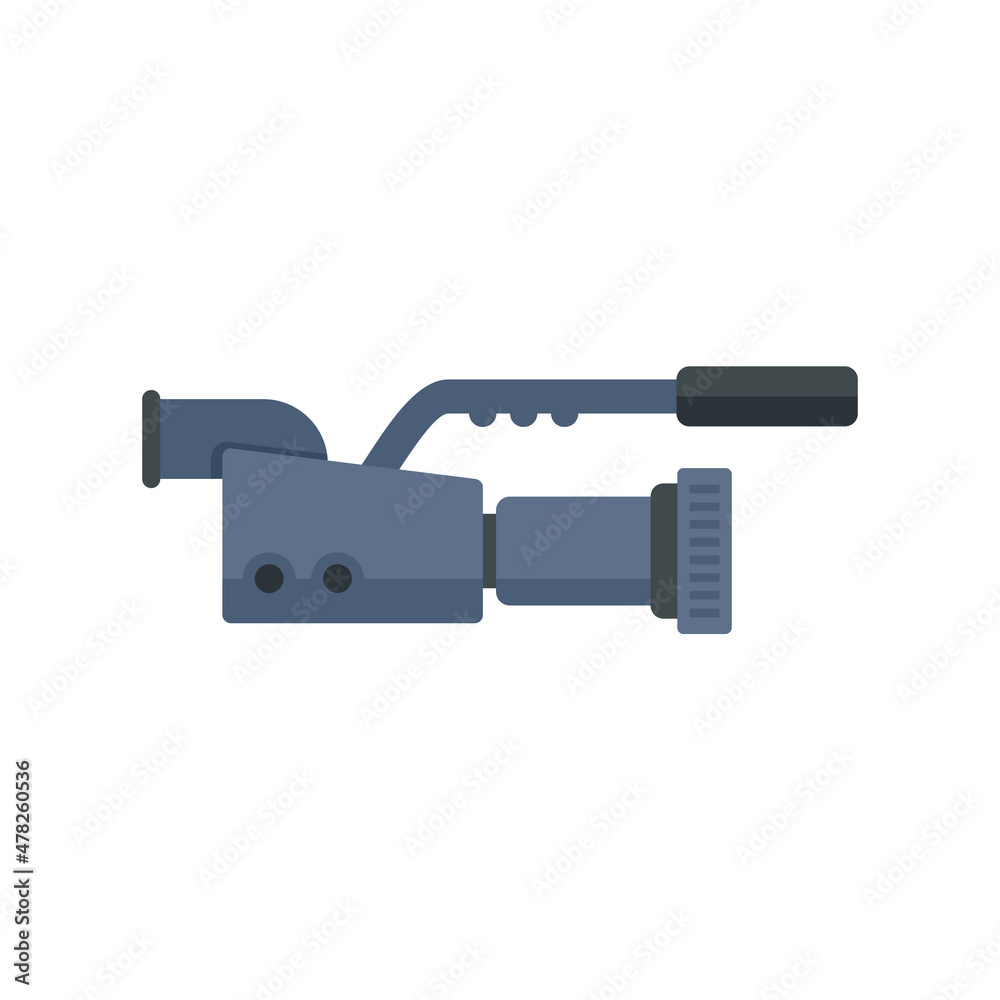 Video camera icon flat isolated vector Video camera icon flat isolated vector