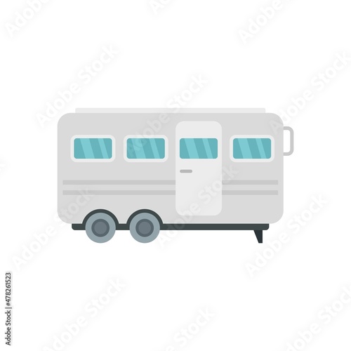 Stage director trailer icon flat isolated vector