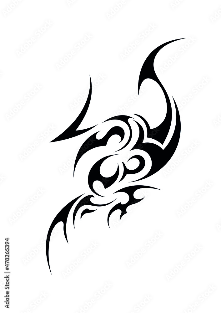 sharp blade ethnic east abstract tattoo symbol sharp blade ethnic east abstract tattoo symbol