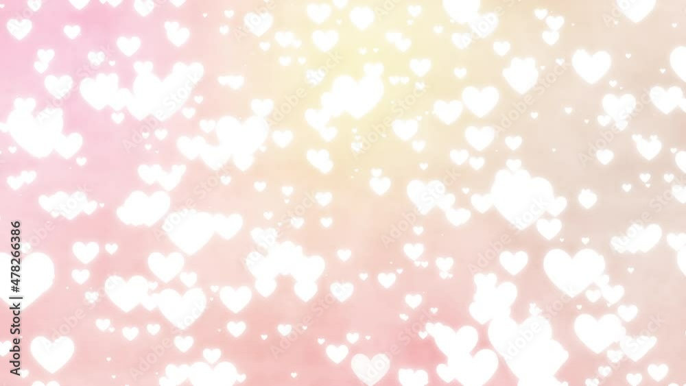 Abstract background loop video of heart-shaped particles. Can be used for Valentine's Day and holiday advertisements. Abstract background loop video of heart-shaped particles. Can be used for Valentine's Day and holiday advertisements.