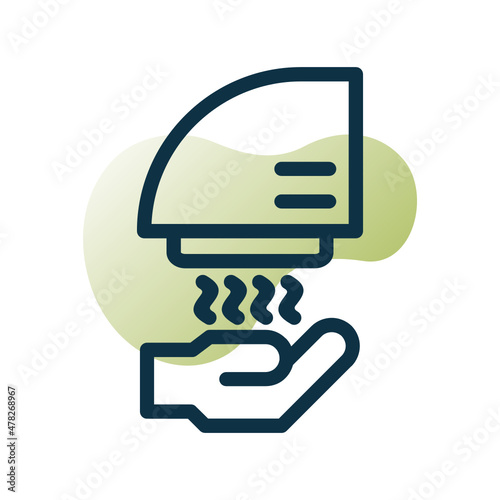 Hand Dryer Icon  