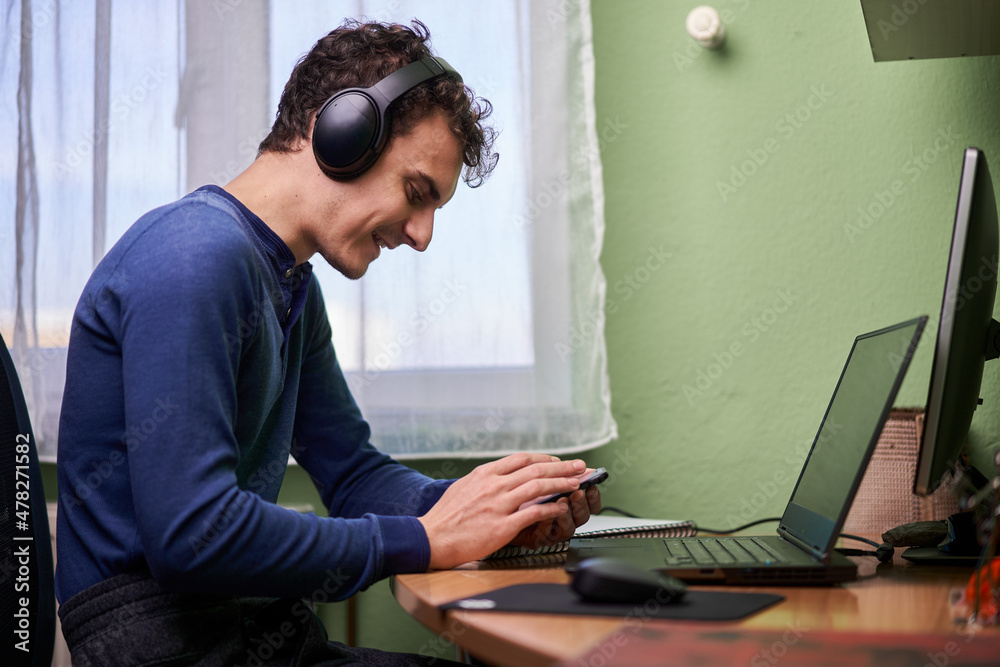 Software developer working from home Software developer working from home