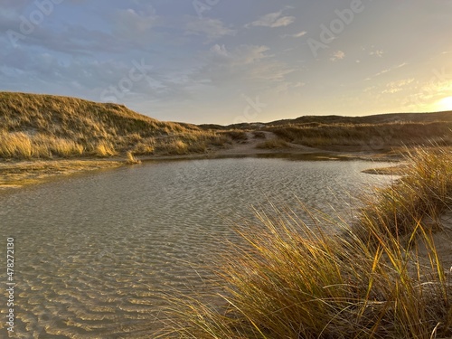 small lake in the dunes