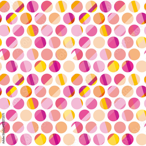 modern polka dot seamless p...