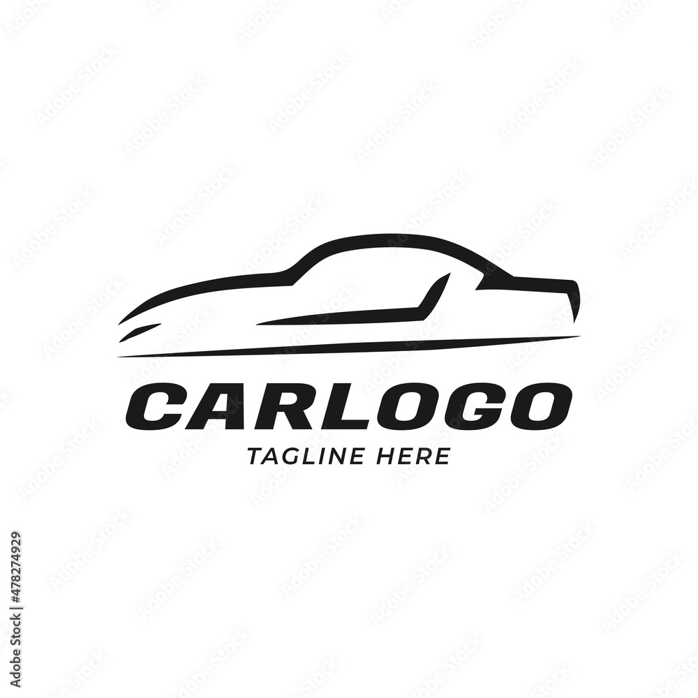 Car Logo Template Black and White Car Logo Template Black and White