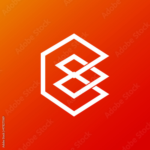 diamond hex logo design