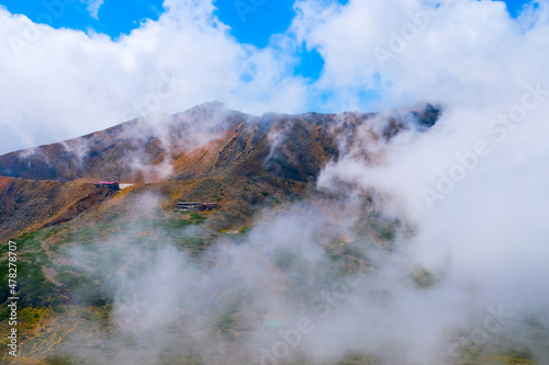 美しい夏の山