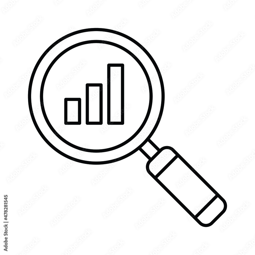 analytics magnifying Vector icon which is suitable for commercial work and easily modify or edit it
analytics magnifying Vector icon which is suitable for commercial work and easily modify or edit it