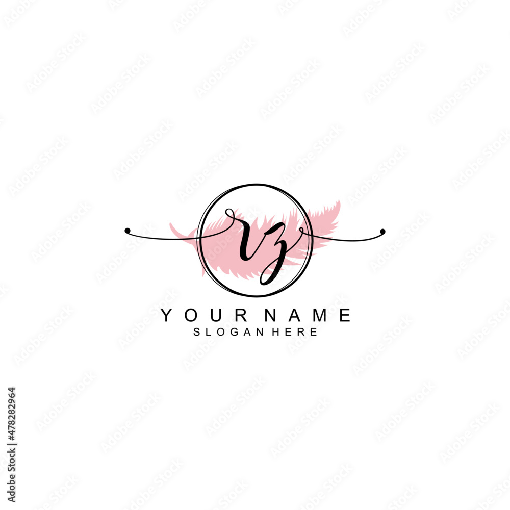 RZ initial Luxury logo design collection RZ initial Luxury logo design collection