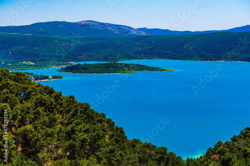 Lake Sainte Croix in Verdon Gorge, France