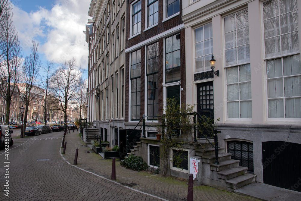 Canal Houses At The Keizersgracht At Amsterdam The Netherlands 4-3-2020
