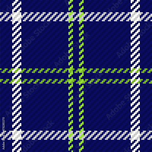 Seamless pattern of scottish tartan plaid. Repeatable background with check fabric texture. Vector backdrop striped textile print.