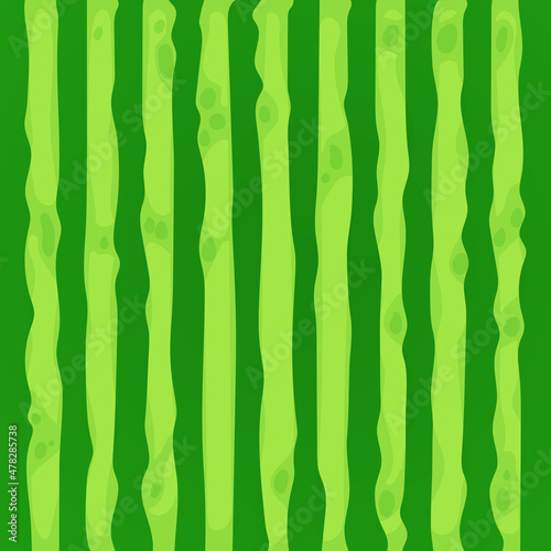 Green and Fresh Watermelon Skin Seamless Pattern. Unique and Trendy seamless pattern background for your unique design.