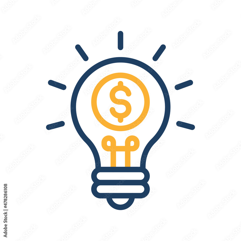 Dollar Bulb Vector icon which is suitable for commercial work and easily modify or edit it
Dollar Bulb Vector icon which is suitable for commercial work and easily modify or edit it