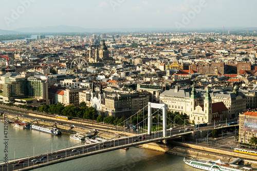 Budapest arial view