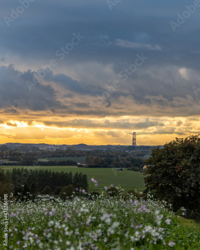 Sunset view over Vestsjælland