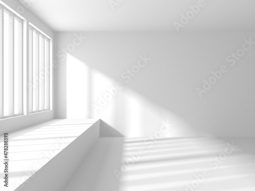 White Modern Background. Abstract Building Concept