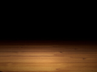 basketball stadium on the wood floor lighting and black background