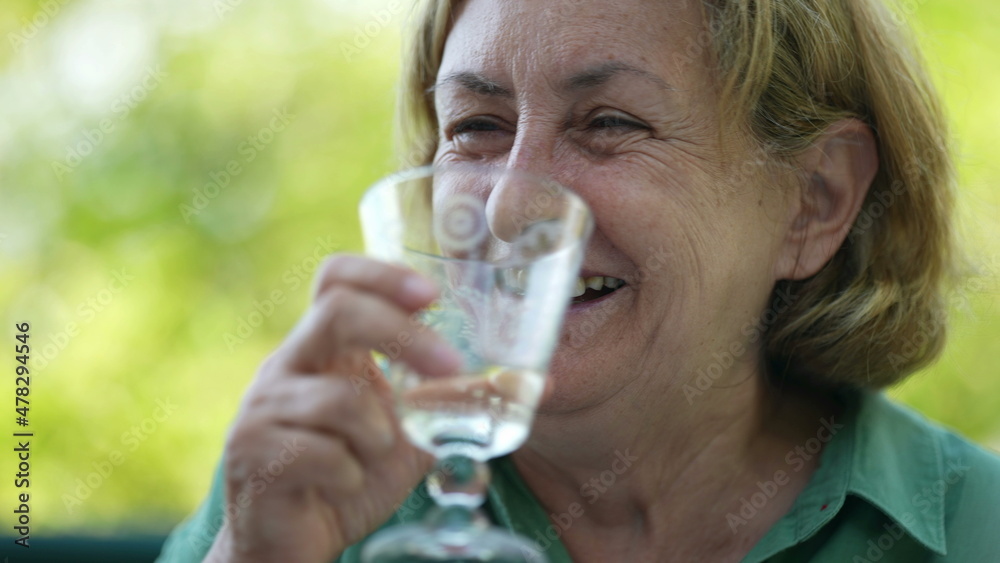 Happy older woman laughing and smiling, senior person real life laugh and smile Happy older woman laughing and smiling, senior person real life laugh and smile