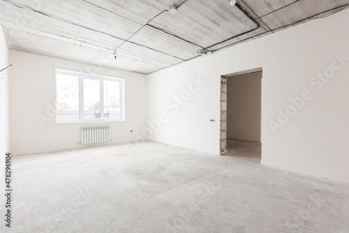 Wallpaper Mural interior of the apartment without decoration in gray colors Torontodigital.ca