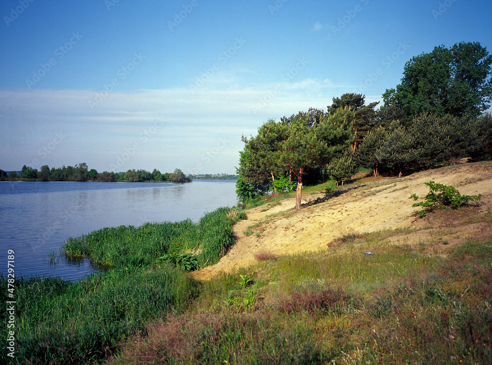 Fototapeta premium Sulejow Lagoon, Lodzkie Region, Poland, Europe